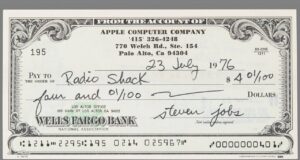 steve jobs radioshack