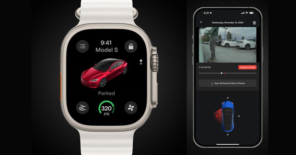 Tesla, Apple Watch uygulamasını resmen tanıttı. 